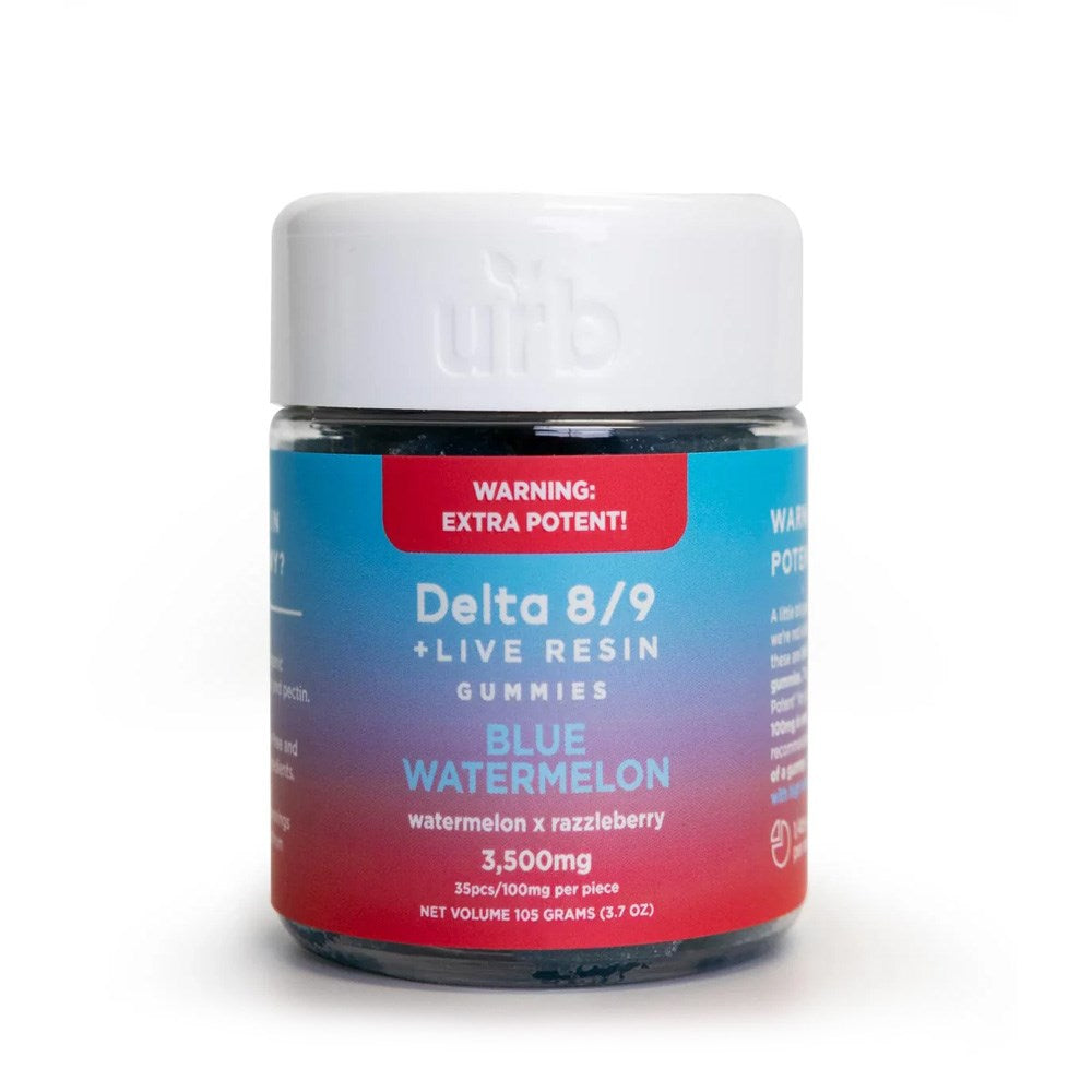 URB D8/D9 THC 3500MG GUMMIES - BLUE WATERMELON