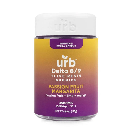 URB D8/D9 THC 3500MG GUMMIES - PASSION MARGARITA