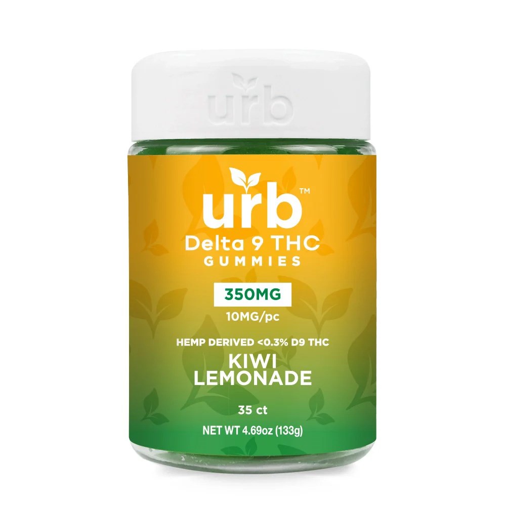 URB D9 THC 350MG GUMMIES - KIWI LEMONADE