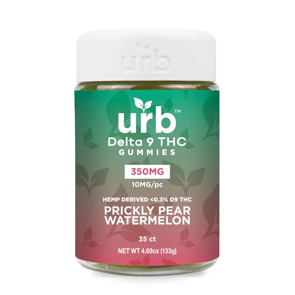 URB D9 THC 350MG GUMMIES - PRICKLY PEAR WATERMELON