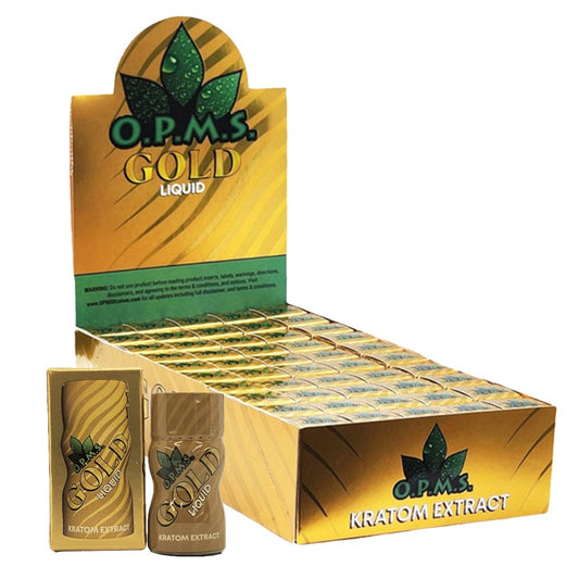OPMS KRATOM 8.8ML LIQUID GOLD SHOTS