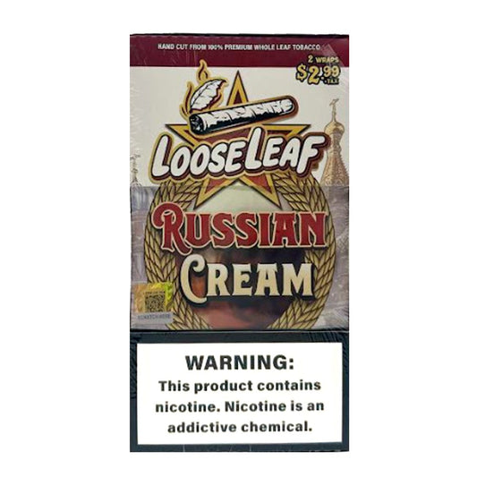 LOOSELEAF 2CT/2.99 WRAPS - RUSSIAN CREAM