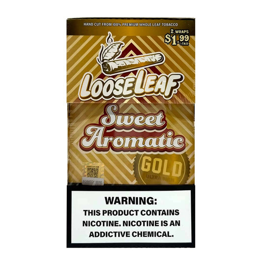 LOOSELEAF 2CT/1.99 WRAPS - SWEET AROMATIC GOLD