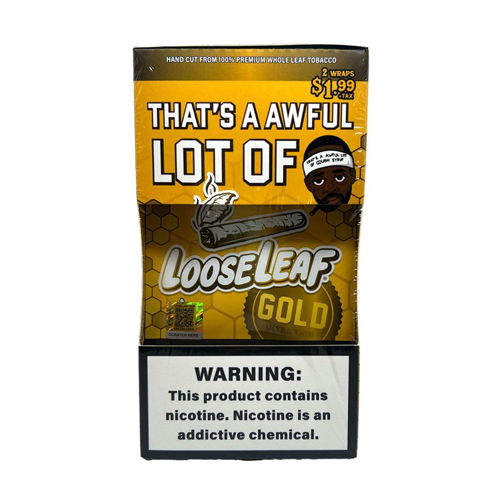 LOOSELEAF THAT'S A AWFUL LOT 2CT/1.99 WRAPS - LOOSELEAF GOLD