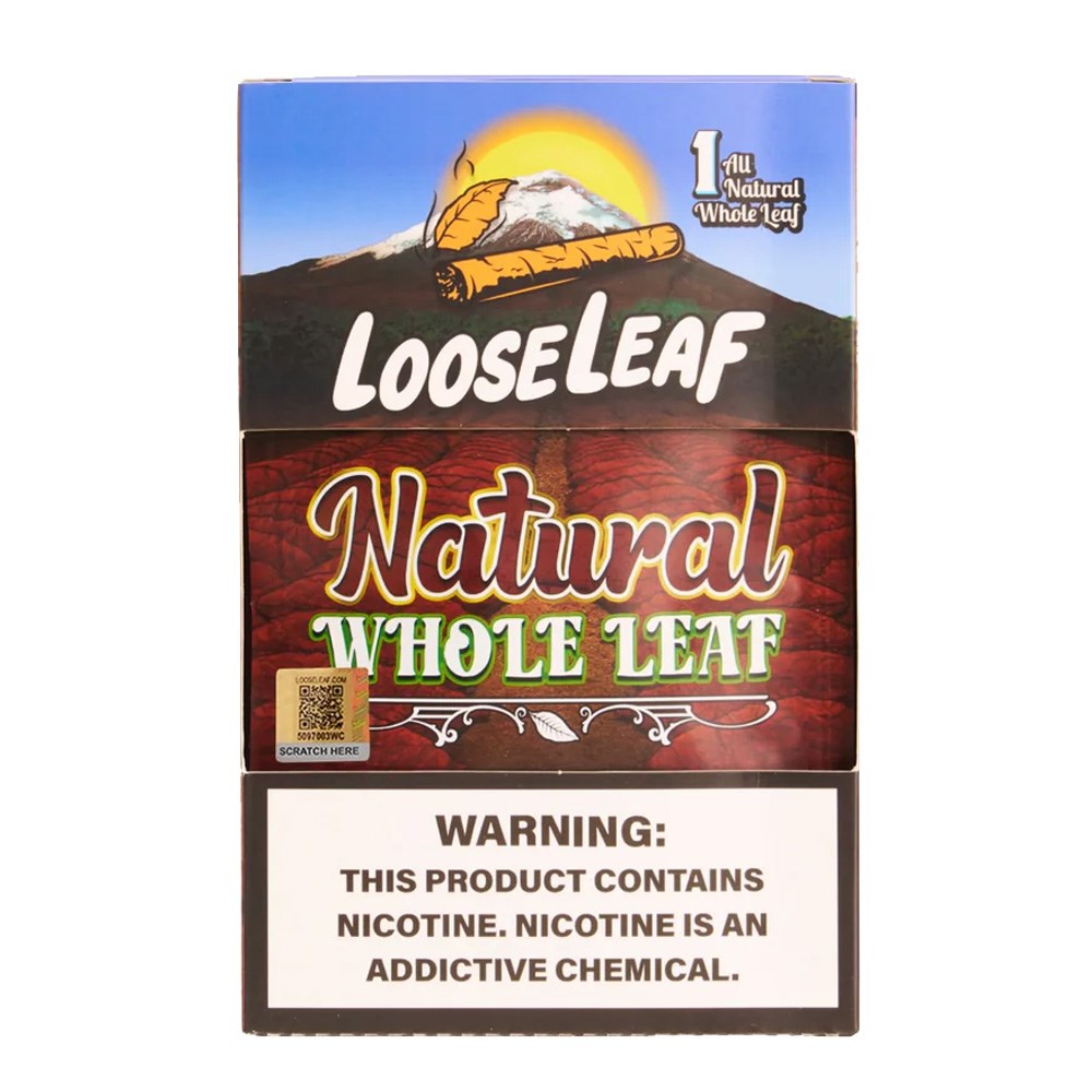 LOOSELEAF WHOLE LEAF WRAPS - NATURAL