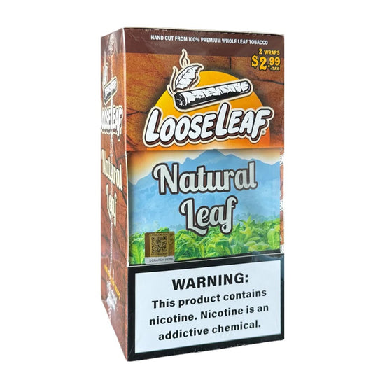 LOOSELEAF 2CT/2.99 WRAPS - NATURAL