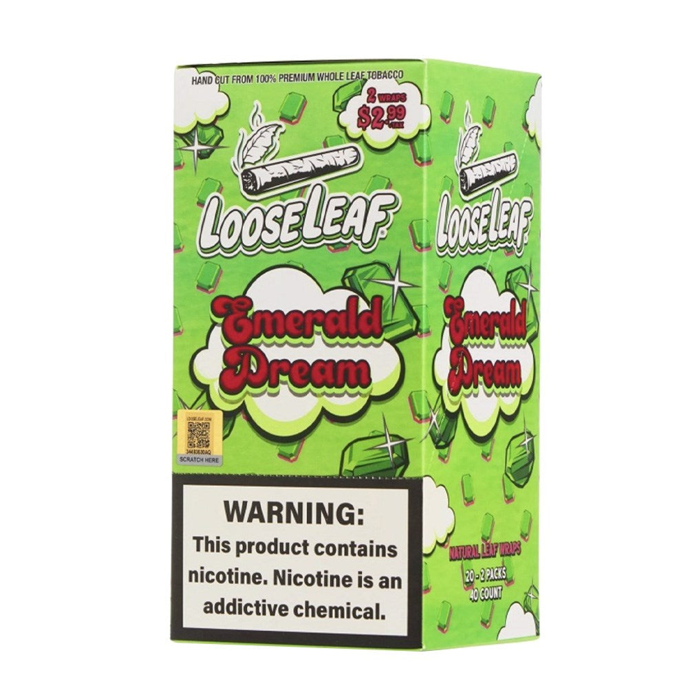 LOOSELEAF 2CT/2.99 WRAPS - EMERALD DREAM
