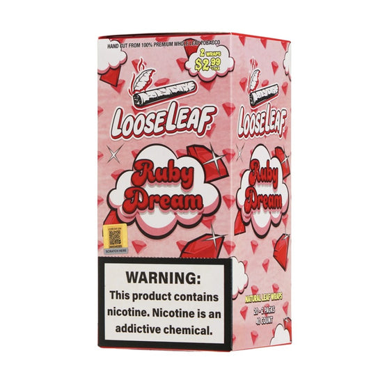 LOOSELEAF 2CT/2.99 WRAPS -RUBY DREAM