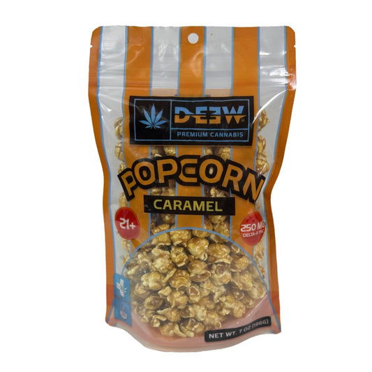 DE3W D9 THC 250MG POPCORN BAG - CARAMEL