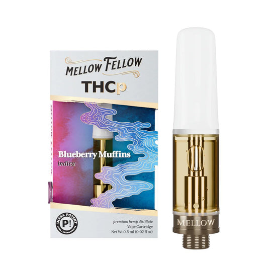 MELLOW FELLOW THCP 0.5G CARTRIDGE INDICA - BLUEBERRY MUFFINS