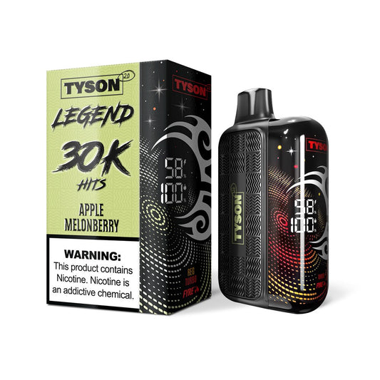 TYSON LEGEND 5%NIC 30KPUFFS DISPOSABLE - APPLE MELONBERRY