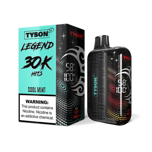 TYSON LEGEND 5%NIC 30KPUFFS DISPOSABLE - COOL MINT