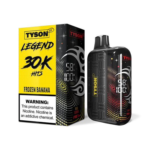 TYSON LEGEND 5%NIC 30KPUFFS DISPOSABLE - FROZEN BANANA
