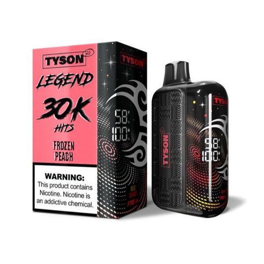 TYSON LEGEND 5%NIC 30KPUFFS DISPOSABLE - FROZEN PEACH