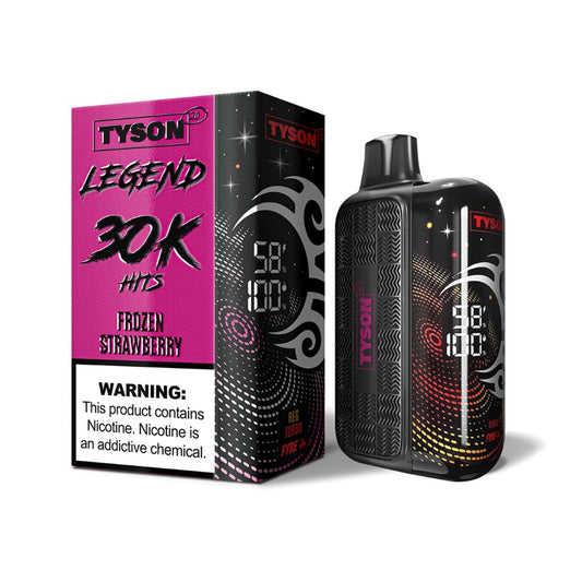 TYSON LEGEND 5%NIC 30KPUFFS DISPOSABLE - FROZEN STRAW
