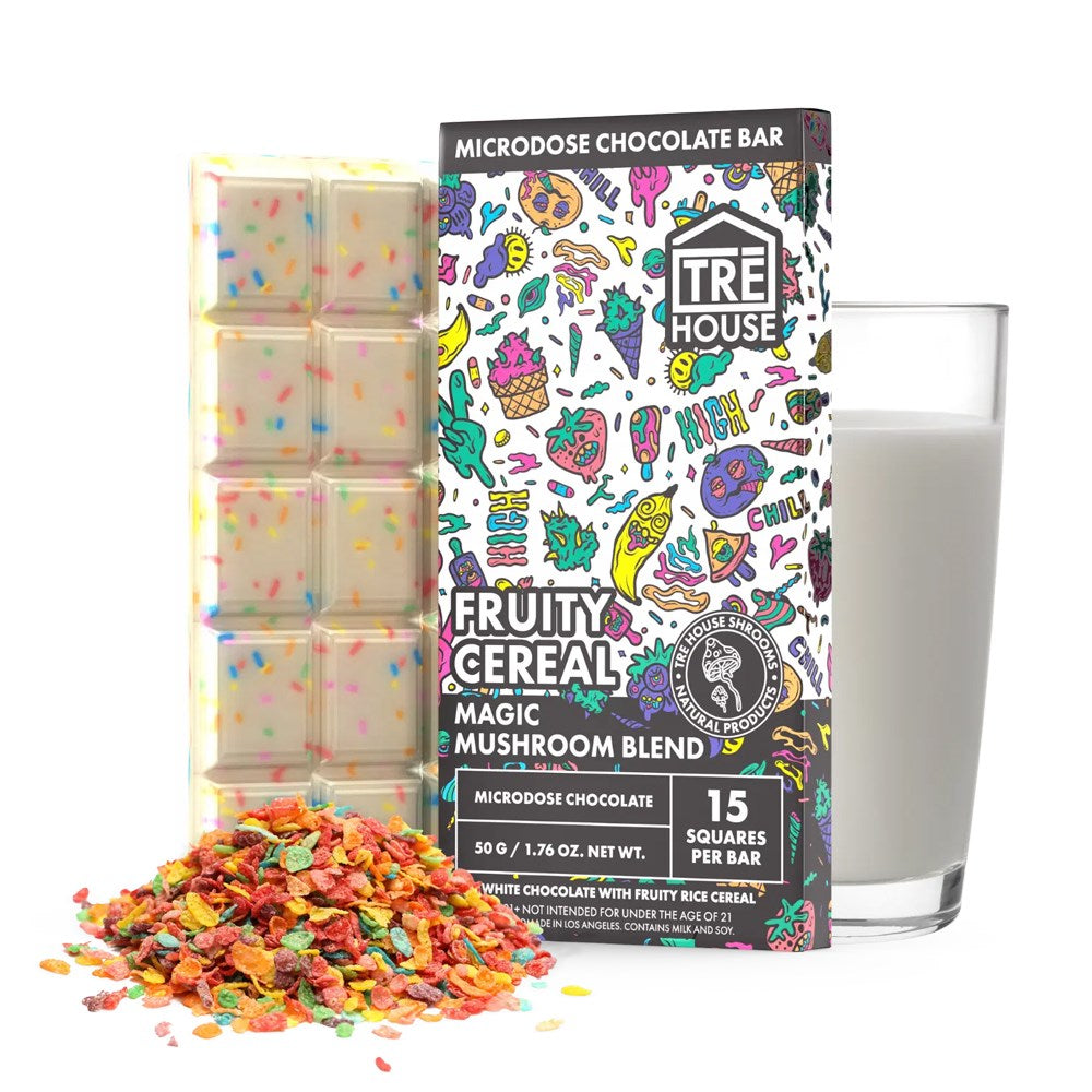 TRE HOUSE MAGIC MUSHROOM CHOCOLATE - FRUITY CEREAL
