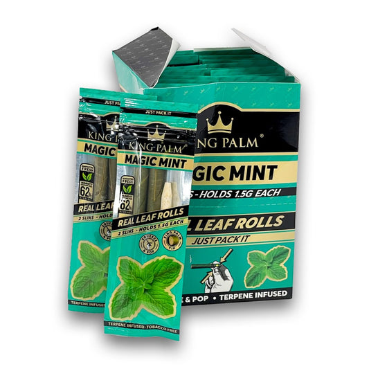 KING PALM SLIM 1.5G ROLLS - MAGIC MINT