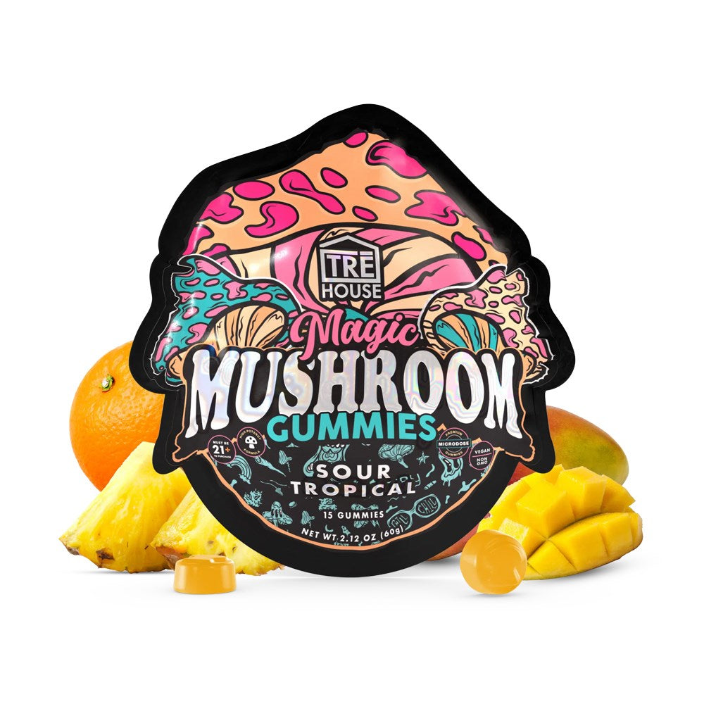TRE HOUSE MAGIC MUSHOOM GUMMIES - SOUR TROPICAL