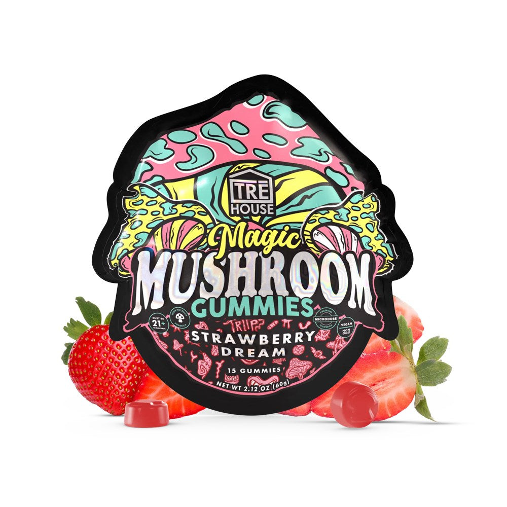 TRE HOUSE MAGIC MUSHOOM GUMMIES - STRAW DREAM