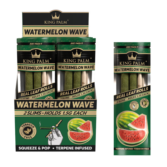 KING PALM SLIM 1.5G ROLLS - WATERMELON WAVE