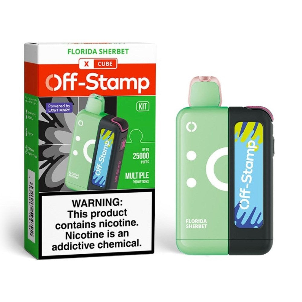 OFF- STAMP X CUBE 25K DISPOSABLE KIT - FLORIDA SHERBET
