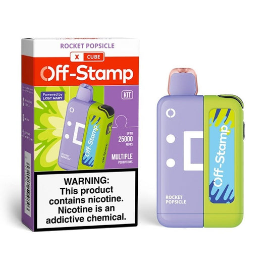 OFF- STAMP X CUBE 25K DISPOSABLE KIT - ROCKET POPSICLE