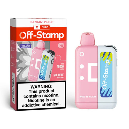 OFF- STAMP X CUBE 25K DISPOSABLE KIT - BANGIN PEACH