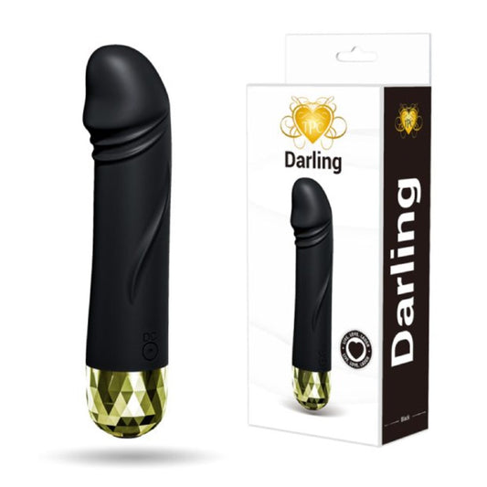 DARLING METALLIC ACCENT BULLET - BLACK