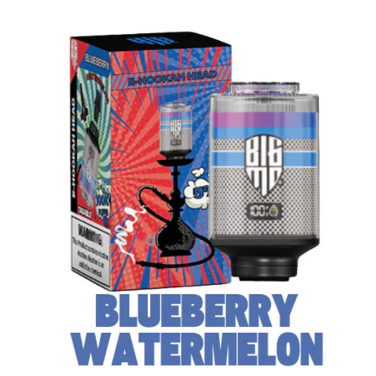 E- HOOKAH 100K PUFFS HEAD - BLUEBERRY WATERMELON