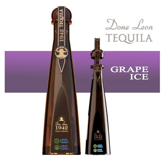 DON LEON 5% 24K PUFFS DISPOSABLE - GRAPE ICE