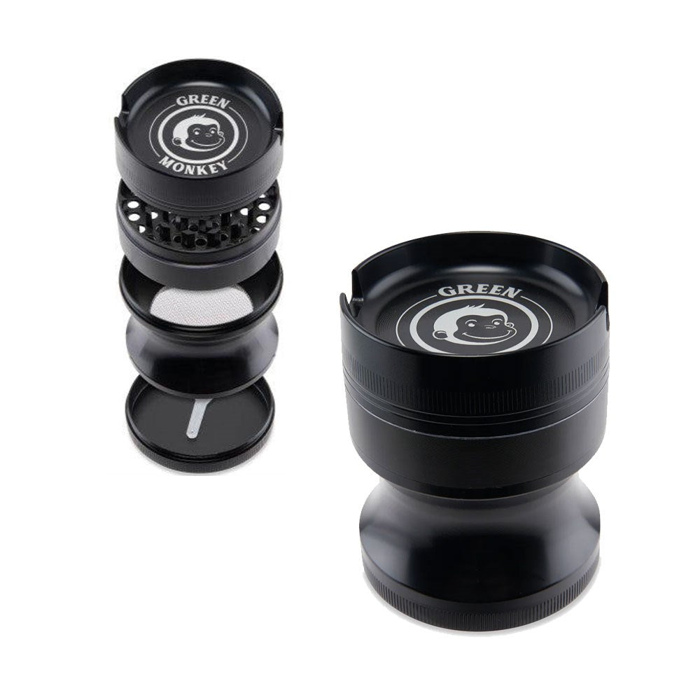 GREEN MONKEY CHACMA 63MM GRINDER - BLACK