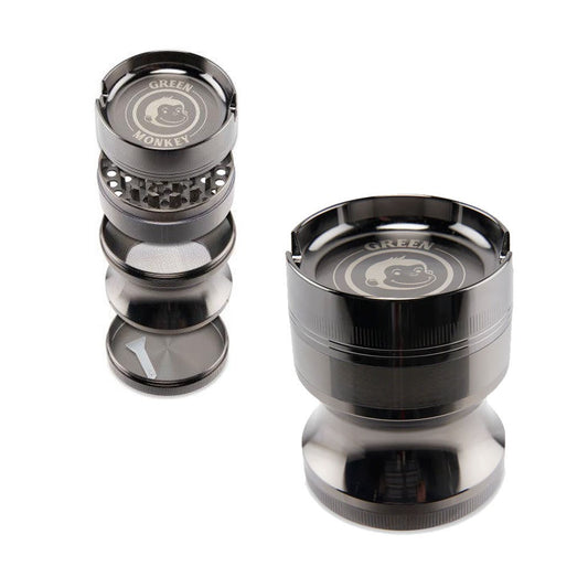 GREEN MONKEY CHACMA 63MM GRINDER - GUNMETAL