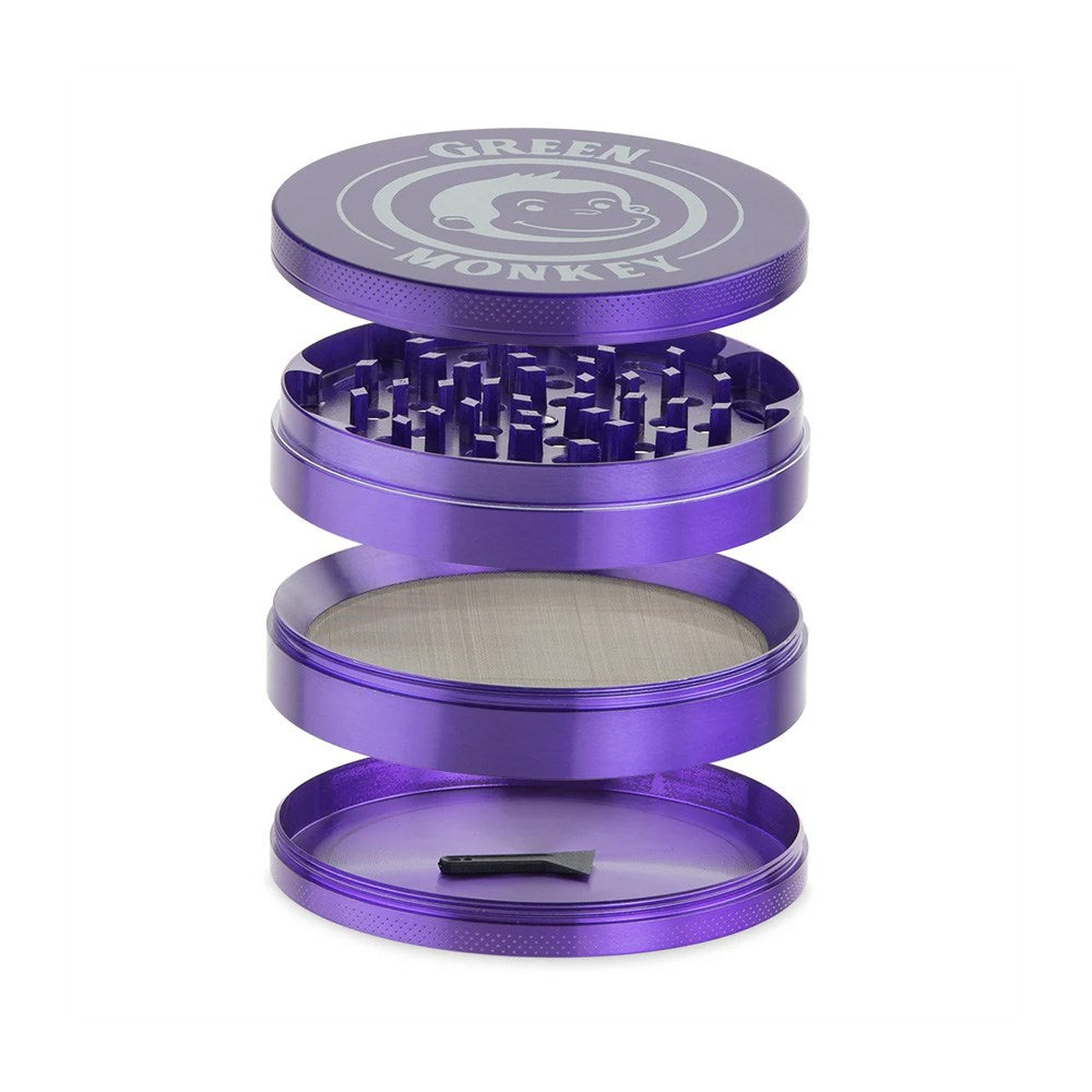 GREEN MONKEY CAPUCHIN 100MM GRINDER - PURPLE