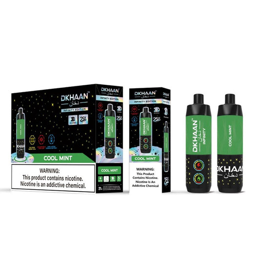 DKHAAN 5% NIC 25KPUFFS DISPOSABLE - COOL MINT