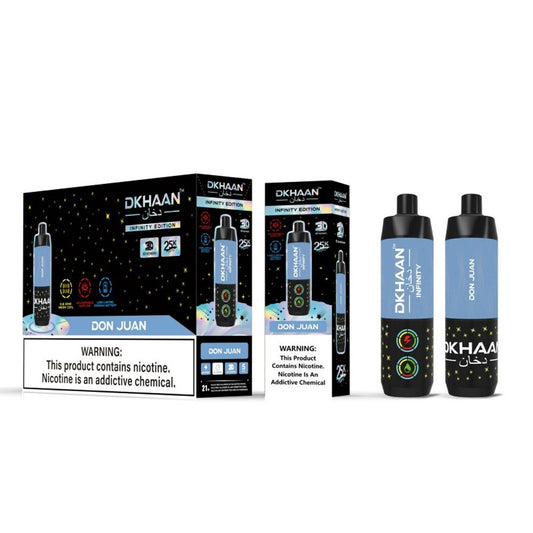 DKHAAN 5% NIC 25KPUFFS DISPOSABLE - DON JUAN