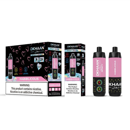 DKHAAN 5% NIC 25KPUFFS DISPOSABLE - HABIBILICIOUS
