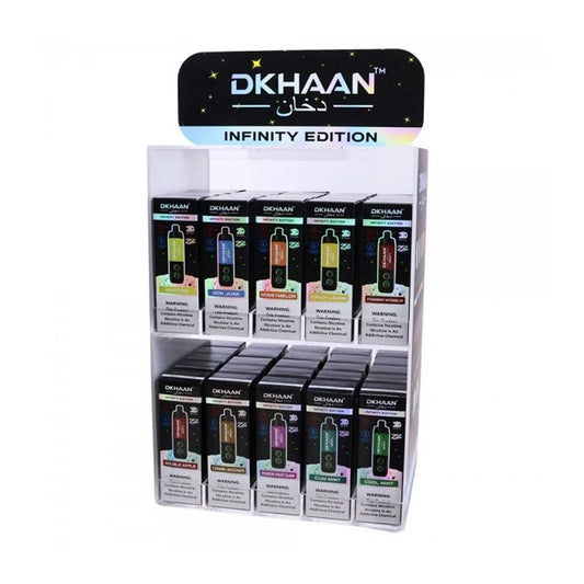 DKHAAN 5% NIC 25K PUFFS DISPLAY - ASSORTED FLAVORS