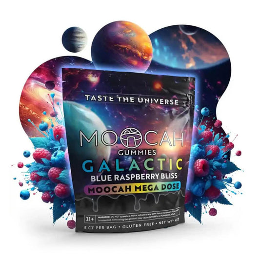 MOOCAH MUSHROOM GUMMIES - BLUE RASP BLISS