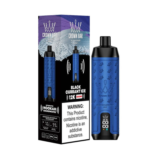 ALFAKHER CROWN BAR 5%NIC 12000PUFFS - BLACK CURRANT ICE