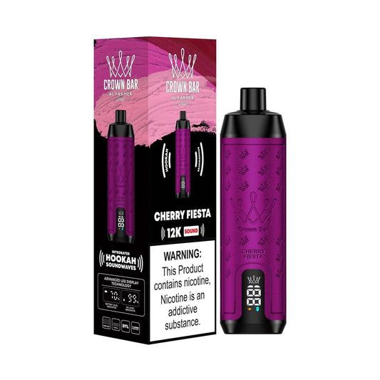 ALFAKHER CROWN BAR 5%NIC 12000PUFFS - CHERRY FIESTA