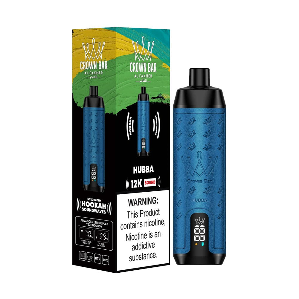 ALFAKHER CROWN BAR 5%NIC 12000PUFFS - HUBBA
