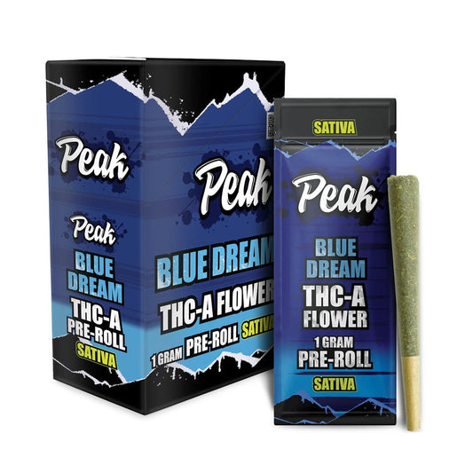 PEAK THCA 1G 10CT PREROLL SATIVA - BLUE DREAM