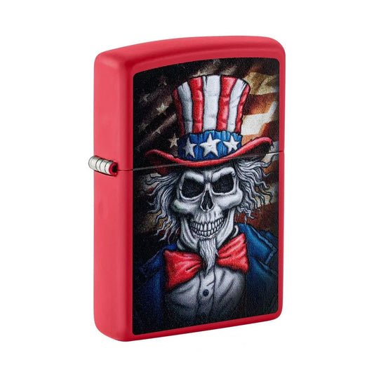 ZIPPO 233 UNCLE SAM SKULL DESIGN LIGHTER