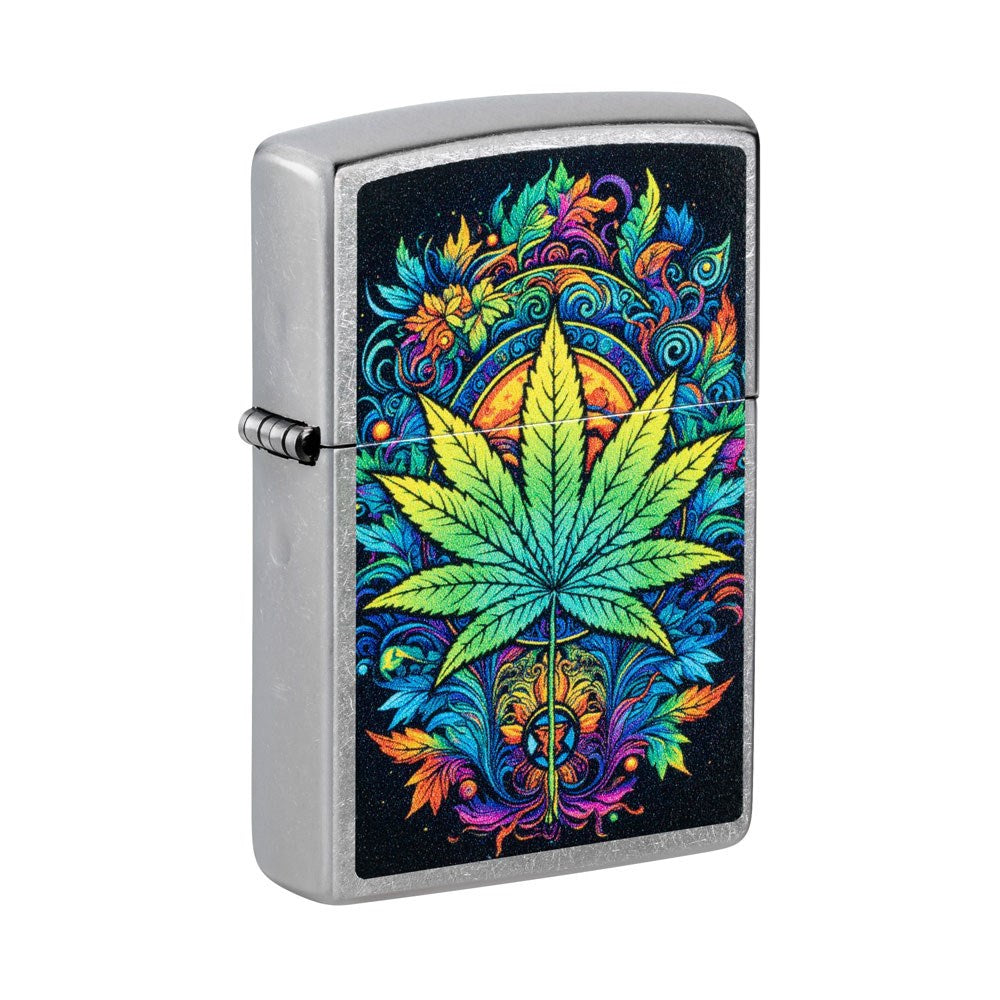 ZIPPO 207 PSYCH CANNABIS DESIGN LIGHTER