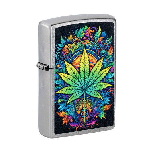 ZIPPO 207 PSYCH CANNABIS DESIGN LIGHTER