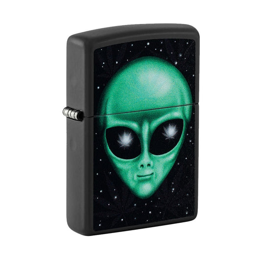 ZIPPO 218 GLOWING ALIEN DESIGN LIGHTER