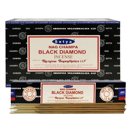 SATYA NAG CHAMPA INCENSE - BLACK DIAMOND