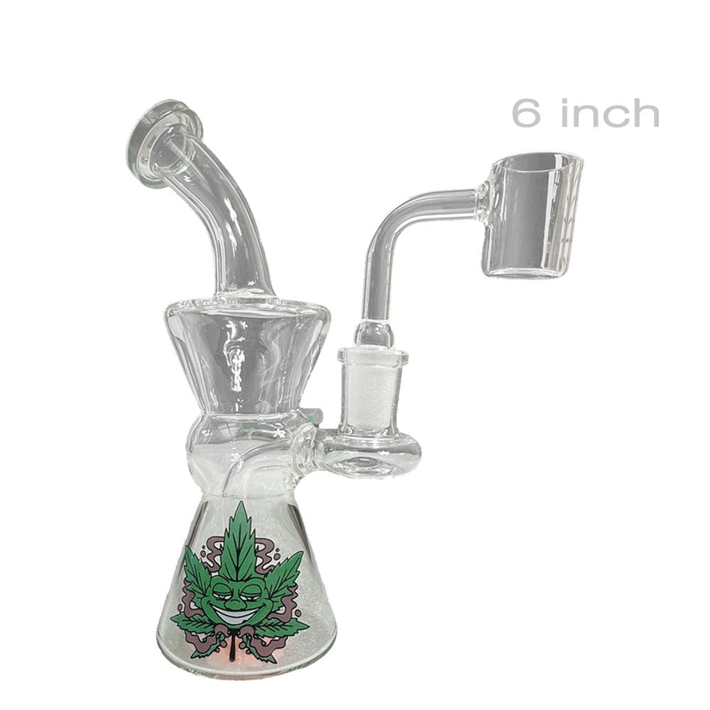 CLEAR HIGH BUDDY WATER PIPE