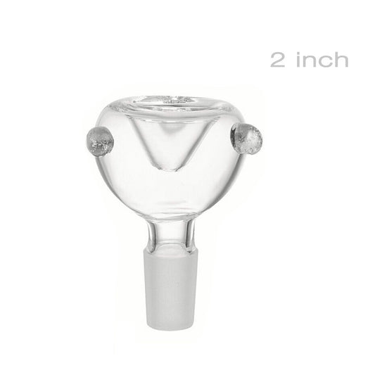 14MM MALE CLEAR GLASS BOWL