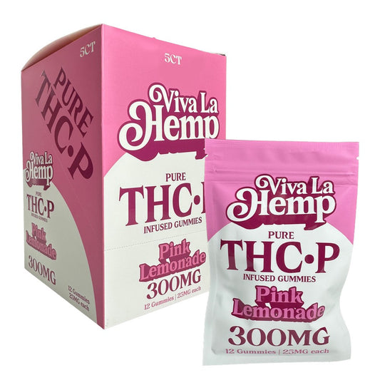 VIVA LA HEMP THCP 300MG 12CT GUMMIES - PINK LEMONADE